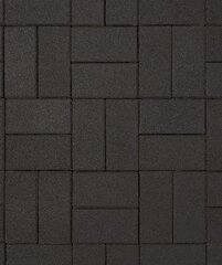 Тротуарная плитка Выбор Ла-Линия, Стандарт, Черный, 40 мм