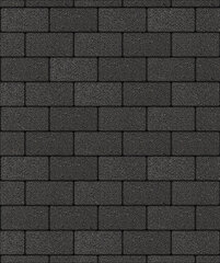 Тротуарная плитка Выбор Ла-Линия, Гранит, Черный, 40 мм 100*200