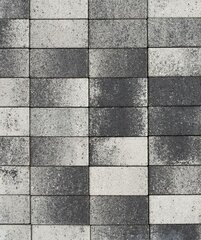 Тротуарная плитка Выбор Ла-Линия, Гранит Листопад, Антрацит, 60 мм