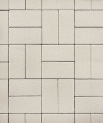Тротуарная плитка Выбор Ла-Линия, Стандарт, Белый, 60 мм 100*200