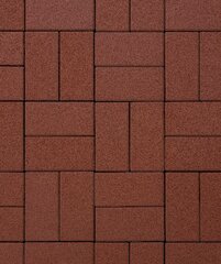 Тротуарная плитка Выбор Ла-Линия, Стандарт, Красный, 60 мм