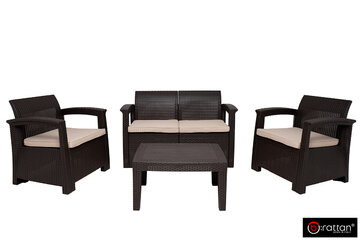 Комплект мебели Rattan Comfort 4, венге