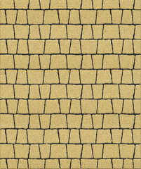 Тротуарная плитка Выбор Антик, Гранит, Желтый, 60 мм