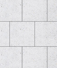 Тротуарная плитка Выбор Квадрум, Стоунмикс, Белый, 60 мм