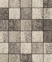 Тротуарная плитка Выбор Ла-Линия, Гранит Листопад, Антрацит, 40 мм 100*200