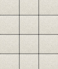 Тротуарная плитка Выбор Ла-Линия, Стандарт, Белый, 60 мм 200*200