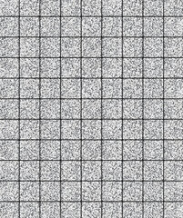 Тротуарная плитка Выбор Ла-Линия, Стоунмикс, Бело-черный, 60 мм 100*100
