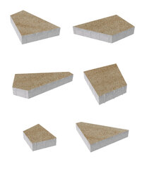 Тротуарная плитка Выбор Оригами, Искусственный камень, Степняк, 80 мм