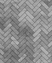 Тротуарная плитка Выбор Паркет, Искусственный камень, Шунгит, 80 мм